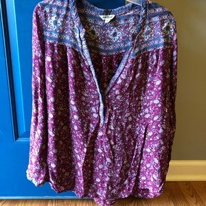 Lucky brand dress blouse